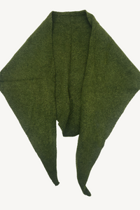 Plain Wool Triangle Scarf