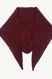 Plain Wool Triangle Scarf