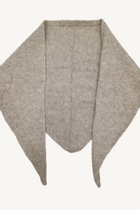 Plain Wool Triangle Scarf