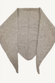 Plain Wool Triangle Scarf