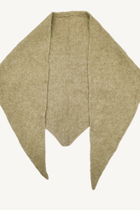 Plain Wool Triangle Scarf