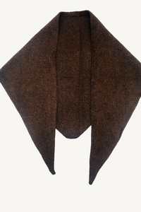 Plain Wool Triangle Scarf