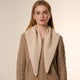 Plain Wool Triangle Scarf