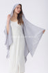 Plain Hooded Wool Cape/Shawl