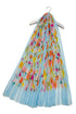Multicoloured Strawberry Print Frayed Scarf