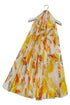 Petal and Foiled Speckle Frayed Scarf