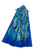Illustrated Palm Leaves Cotton Scarf