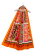 Summer Floral Motif Print Cotton Scarf