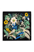 Botanical Mixed Wildflower Print Square Scarf