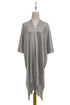 Metallic Mesh Tassel Kimono with Pearl Detailing