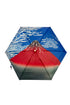 Hokusai Red Mount Fuji Umbrella with Travel Case (Mini)