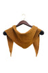 Plain Soft Knit Wool Blend Triangle Neck Scarf