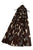 Leopard and Zebra Love Heart Print Frayed Scarf
