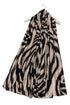 Metallic Gold Zebra Print Scarf
