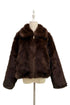 Teddy Faux Fur Zip Up Jacket
