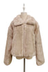 Teddy Faux Fur Zip Up Jacket