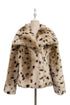 Luxe Fluffy Faux Fur Coat With Shawl Collar