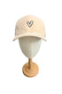 Love Heart Shearling Baseball Cap
