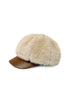 Faux Fur Baker Boy Hat