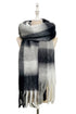 Classic Check Chunky Tassel Scarf
