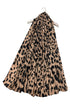 Gold Foiled Leopard Print Scarf