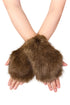 Luxe Faux Fur Fingerless Gloves