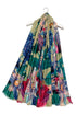 Vintage Botanical Floral Butterfly Print Scarf