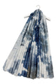 Watercolour Foiled Speckle Frayed Scarf
