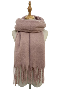 Plain Tassel Blanket Scarf