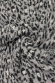 Cosy Leopard Print Wool Knitted  Scarf