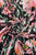 Intwined Floral Metallic Thread Frayed Scarf