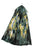 Colourful Tie Dye Wool Frayed Scarf