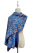 Dreamy Paisley Print Wool Frayed Scarf