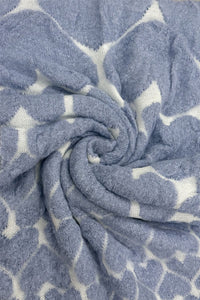 Cute 3D Love Heart Knitted Wool Scarf