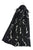 Cute Bow & Star Print Frayed Scarf