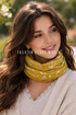 Silver Foiled Heart Snood