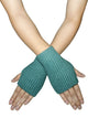 Plain Knitted Fingerless Gloves
