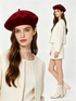 Plain Wool Blend Beret Hat