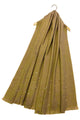 Pearl and Diamante Plain Wool Frayed Scarf