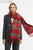 Large Tartan Check Wool Cosy Tassel Scarf