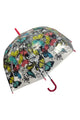 Butterfly Print Clear Umbrella Collection (Long)