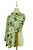 Moose Animal Print Wool Frayed Scarf