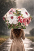 Floral Bloom Print Umbrella with Travel Case (Mini)