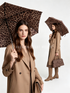 Leopard Print Umbrella with Travel Case (Mini)