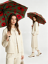 Poppy Print Umbrella with Travel Case (Mini)