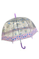 Dog Print Clear Umbrella Collection (Long)