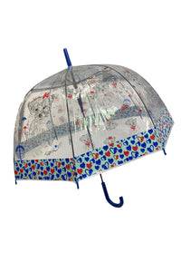 Dog Print Clear Umbrella Collection (Long)