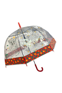 Dog Print Clear Umbrella Collection (Long)