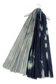 Ombre Ink Floral Print Frayed Scarf