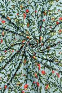 Vintage Floral Frayed Scarf
